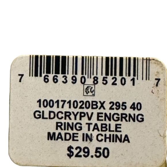 NWT Charter Club Gold-Tone Cubic Zirconia Overlap Open Ring size 7 - Picture 3 of 3